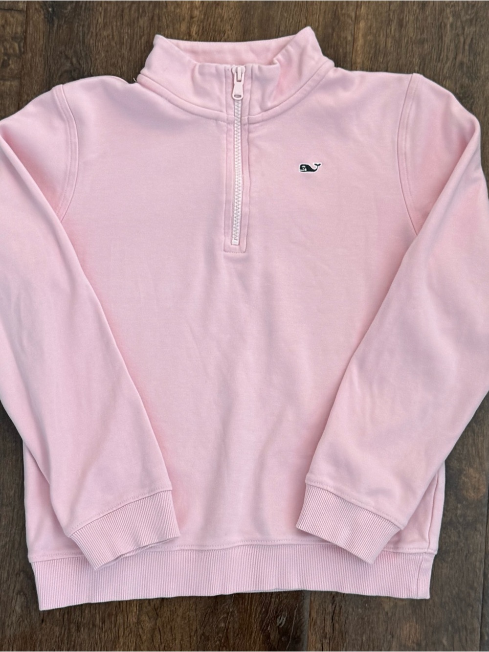 NEW Vineyard Vines Girls Pink 1/4-Zip Pullover